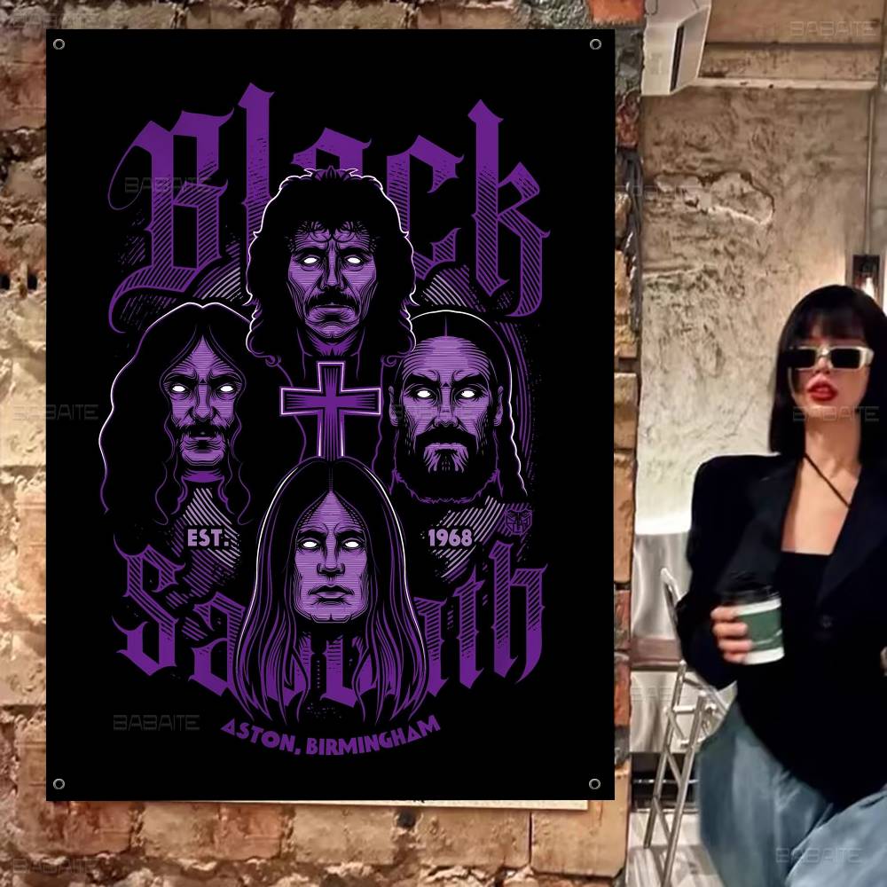 Commercial Printing Company - 블랙 새비(Black Sabbath) 헤비 메탈 고급