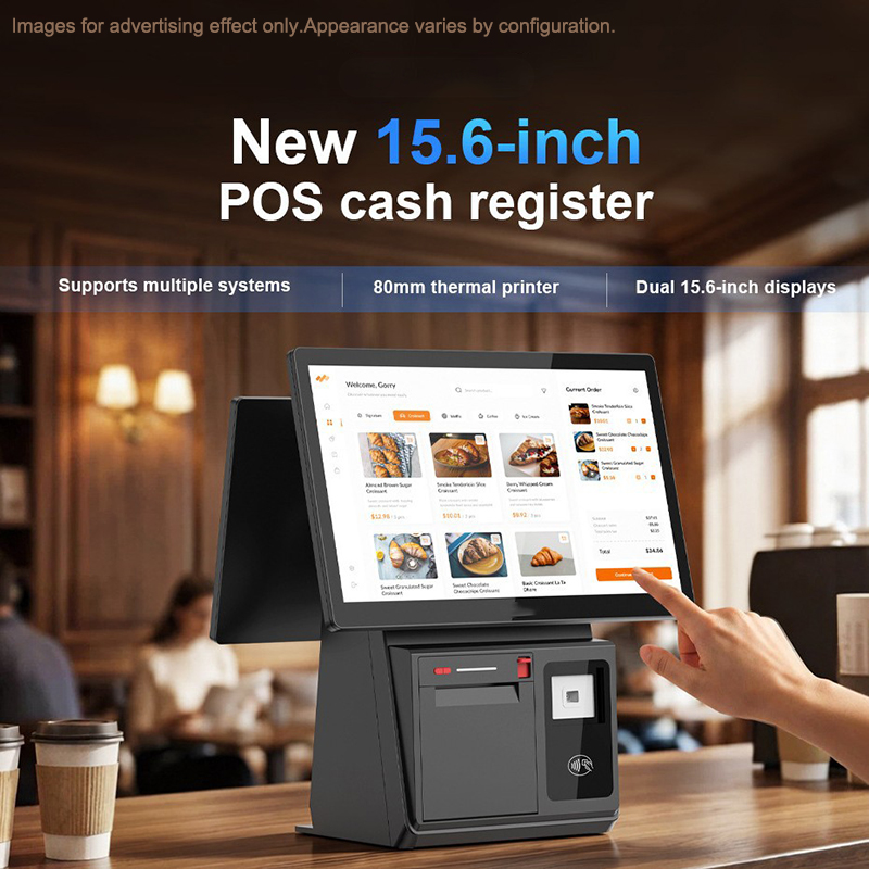 Commercial Printing Options - 15인치 고성능 상업용 금전등록기 (자동 커터