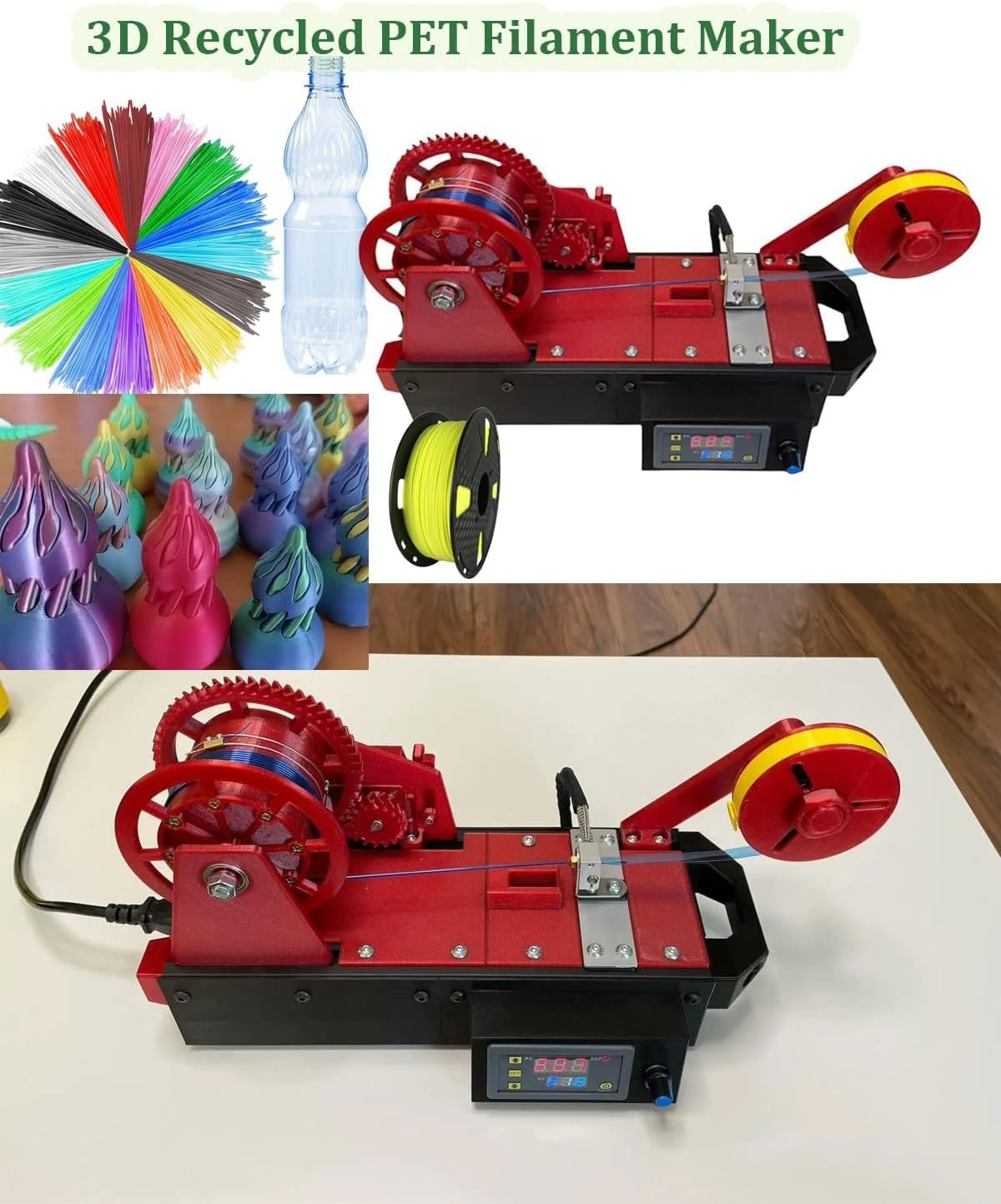 광범위 전압 데스크탑 3D 프린팅 필라멘트 압출 장비  - Commercial Printing Process 리뷰 및 가격