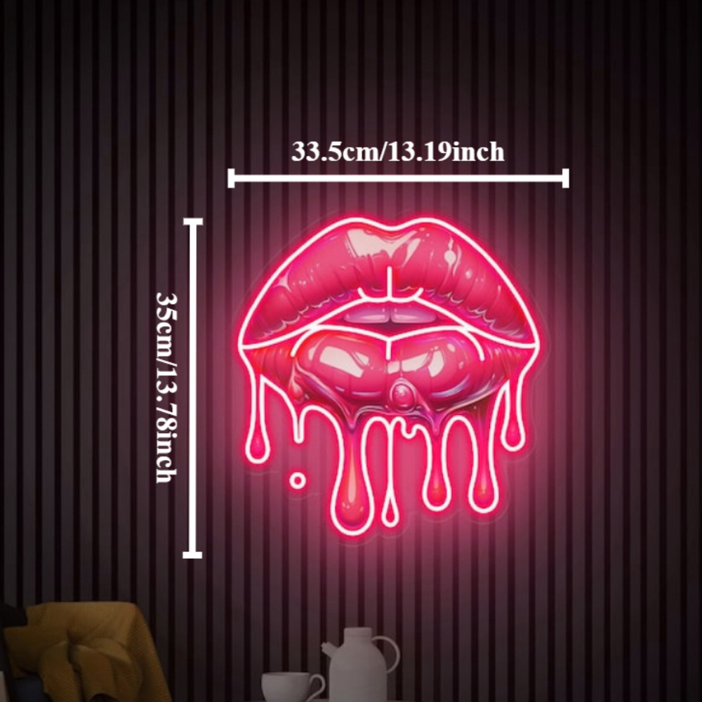 녹는 입술 UV 인쇄 네온 사인 LED 섹시한 네온 불 - Commercial Uv Printing 리뷰 및 가격