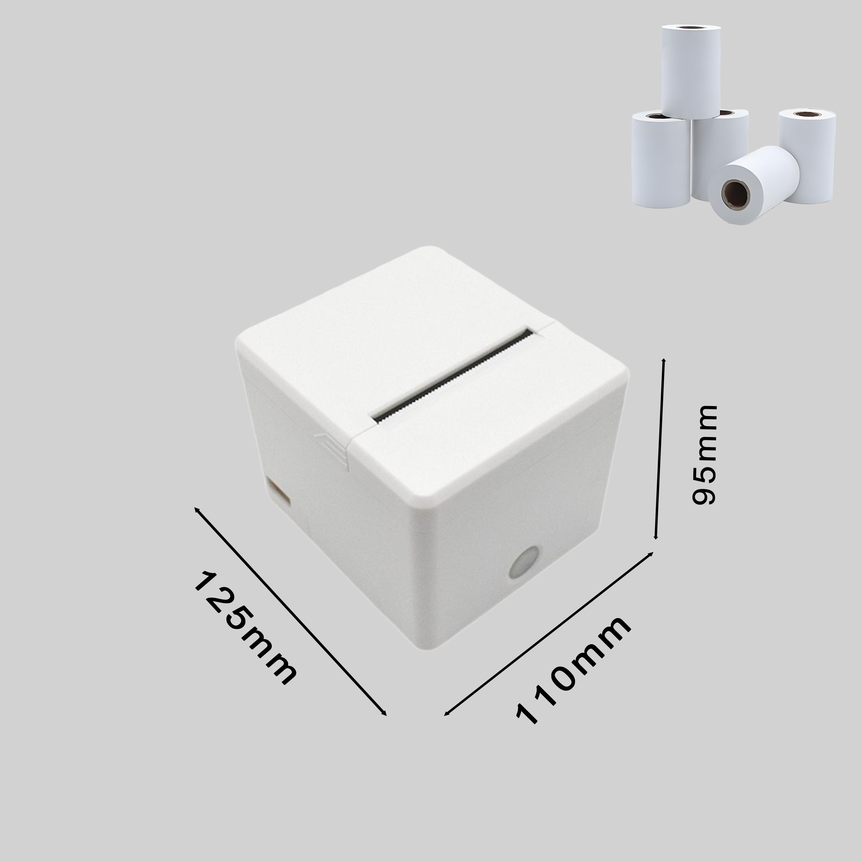 현금 서랍이 있는 80mm 흑백 열전사 영수증 프린터  - Commercial Printing Options 리뷰 및 가격