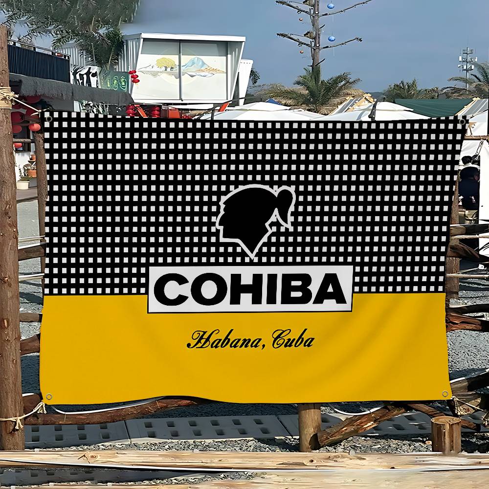 C-코히바스 담배 고급 인쇄 광고 깃발 회사 파티 배너 - Commercial Printing Company 리뷰 및 가격