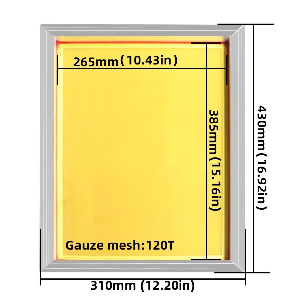알루미늄 실크 스크린 프레임 43 × 31cm, 300 - Screen Printing Frame Mesh 리뷰 및 가격