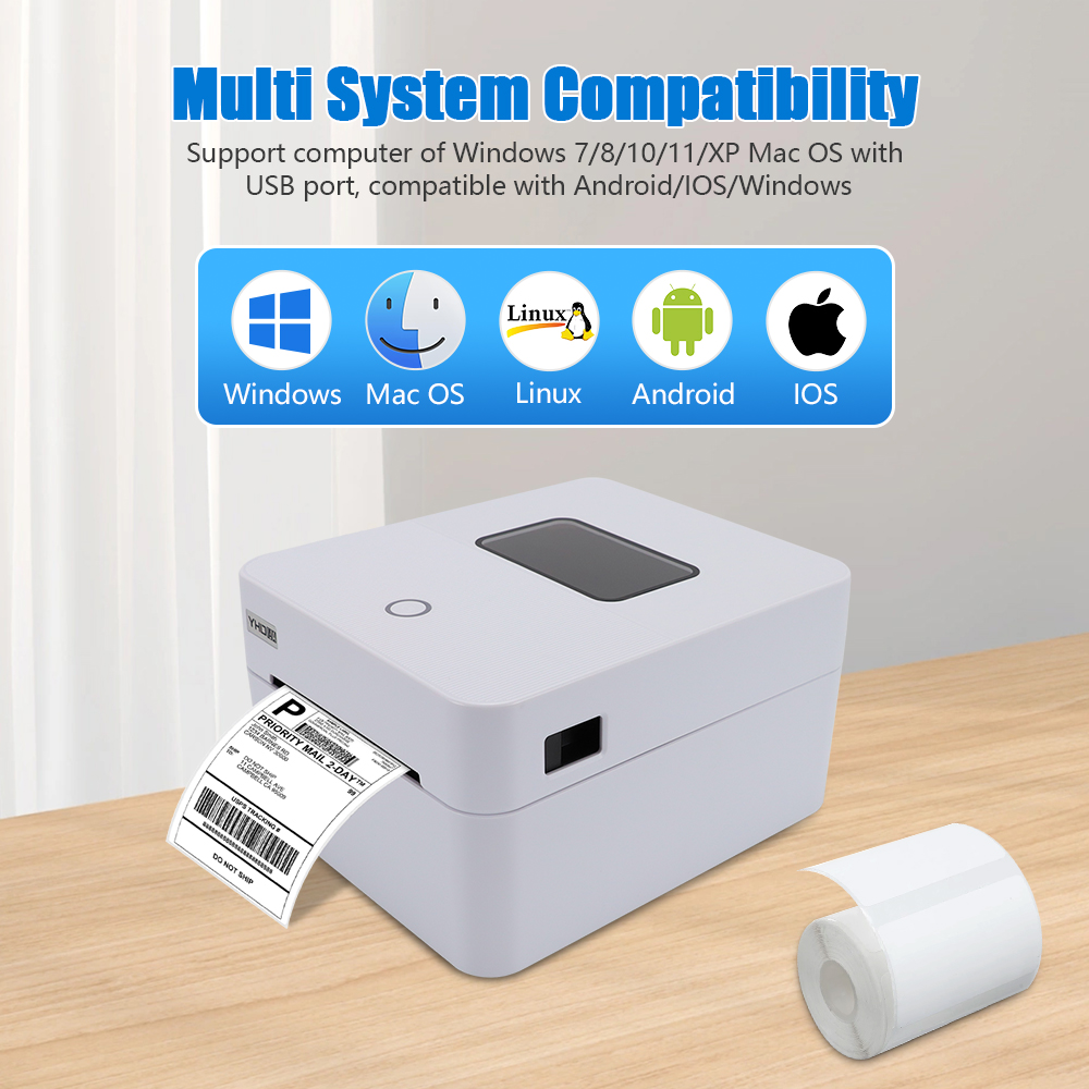 YHDAA 4인치 감열 배송 라벨 프린터, 영수증/운송 - Commercial Printing Options 리뷰 및 가격