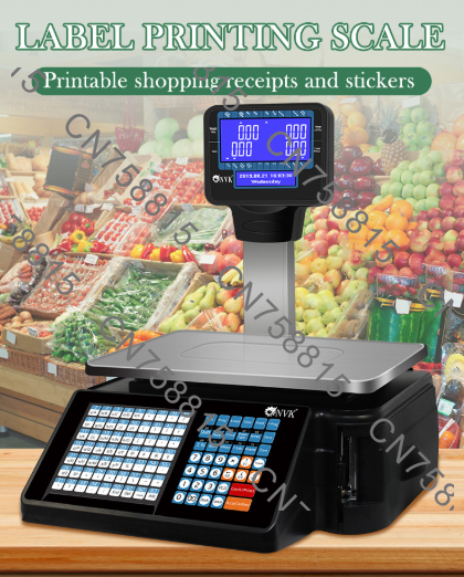 슈퍼마켓 상업용 전자 계량기 바코드 스케일 프린팅 영수 - Commercial Printing Options 리뷰 및 가격