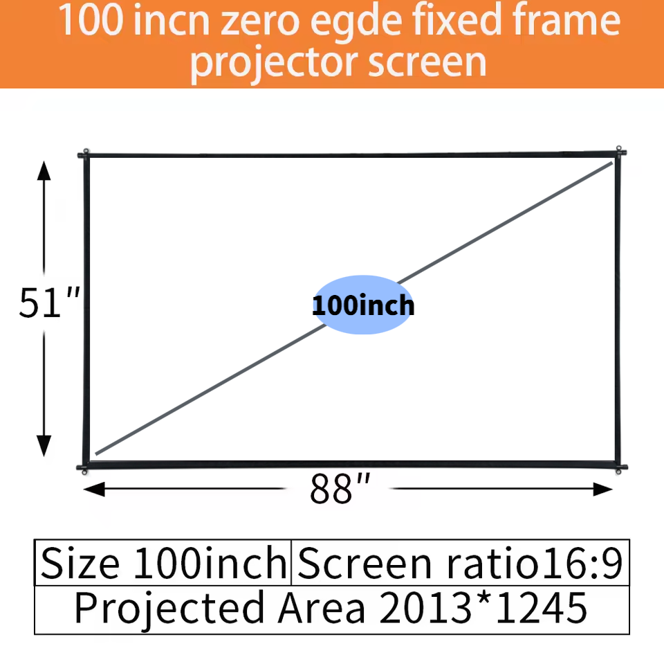 XIAOHUI 100/120인치 ALR 프로젝션 스크린 - Screen Printing Frame Mesh 리뷰 및 가격
