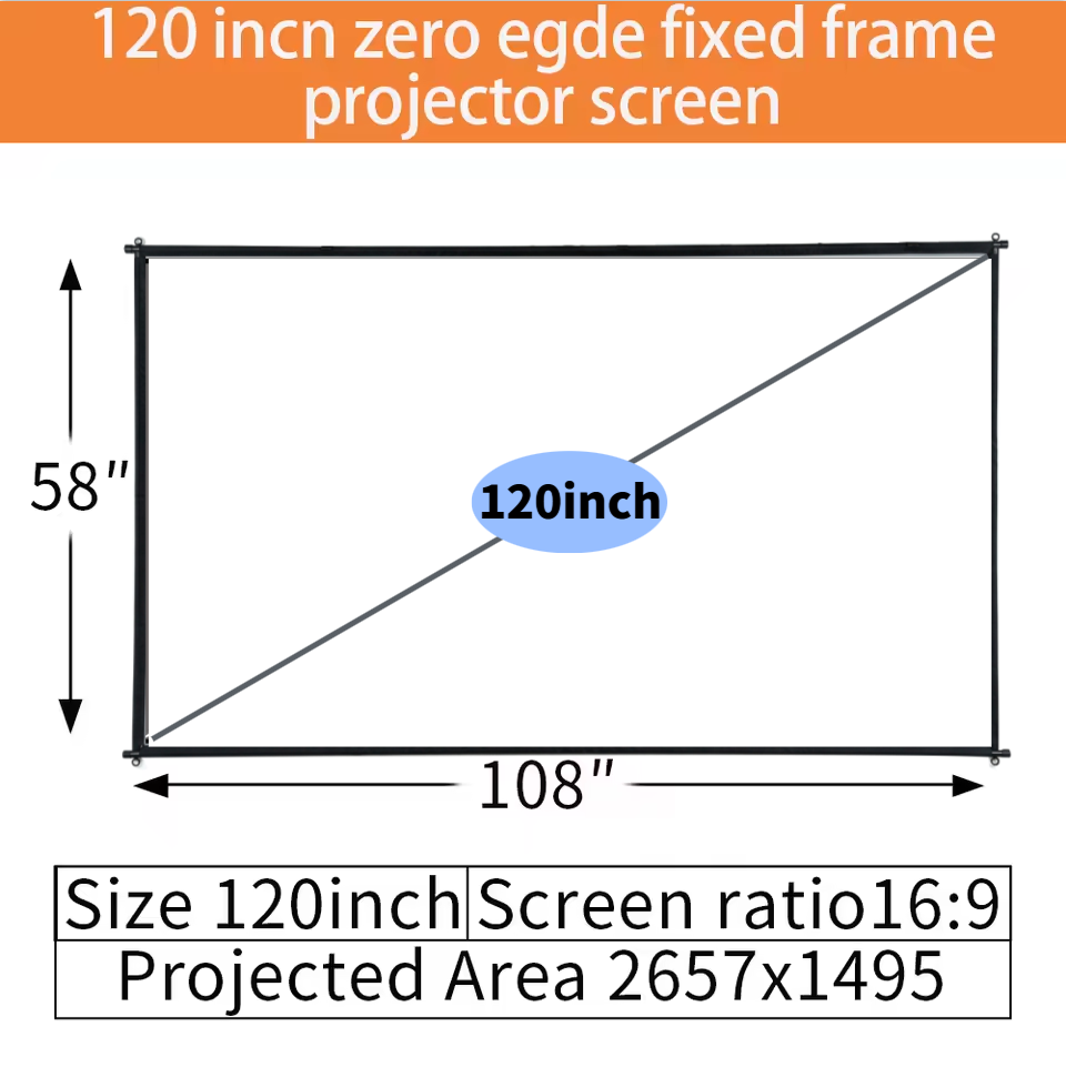 XIAOHUI 100/120인치 ALR 프로젝션 스크린 - Screen Printing Frame Mesh 리뷰 및 가격